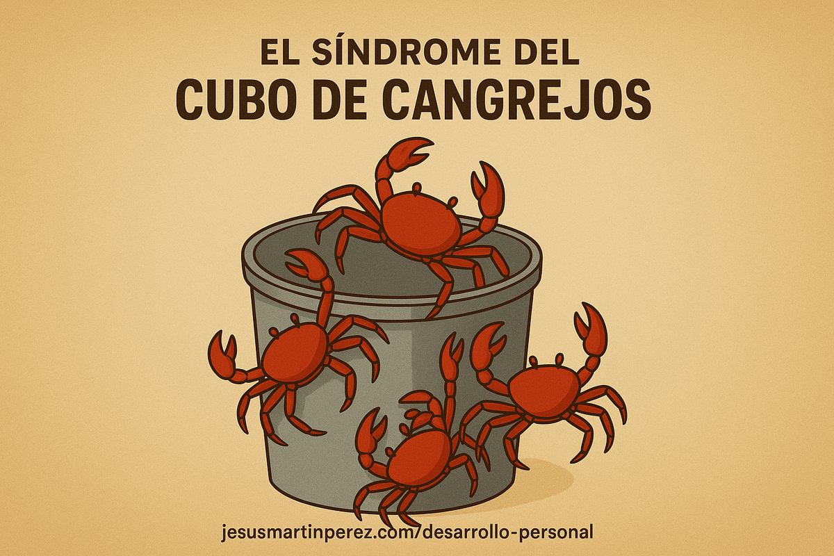 En este momento estás viendo El síndrome del cubo de cangrejos: por qué algunas personas frenan tu crecimiento